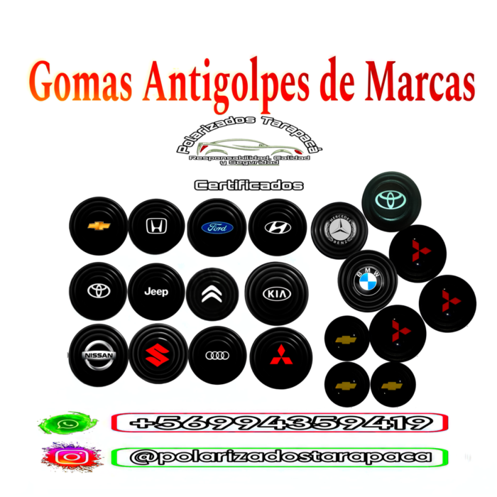 Gomas Antigolpes para Puertas y Capó –  Pack de 10 unidades