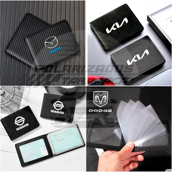 Porta Documentos Premium de Vehículo – con Logo de Marca