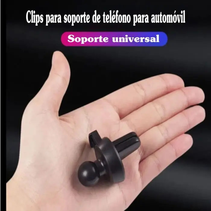 Soporte de Cargador para Auto – Clip Universal para Rejilla de Aire