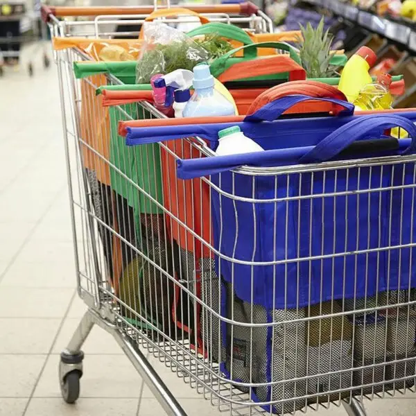 Second image of Juego de Bolsas Organizadoras para Carro de Supermercado – Modelo PT23 (4 Tamaños)