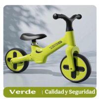 Bicicleta de equilibrio para niños Color Lila - Blanca - verde (2)