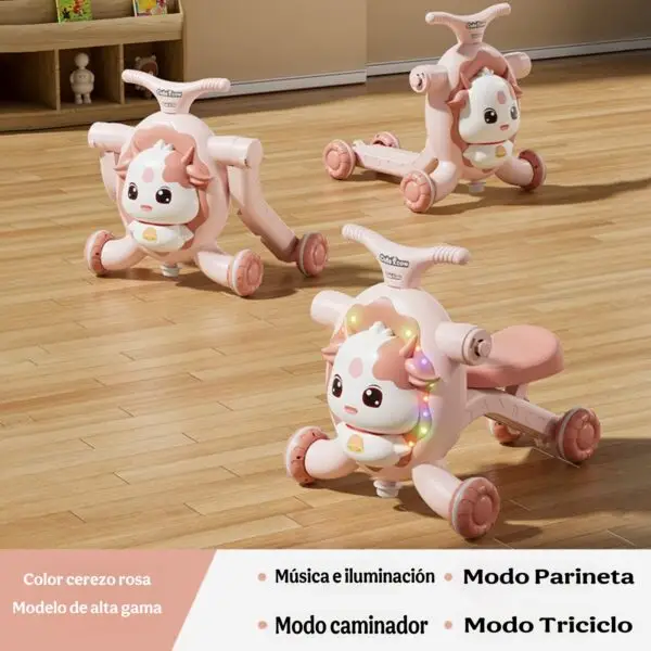 Second image of Andador Triciclo Musical 3 en 1 "Baby Cow" – PT21