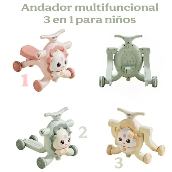 Andador Triciclo Musical 3 en 1 "Baby Cow" – PT21
