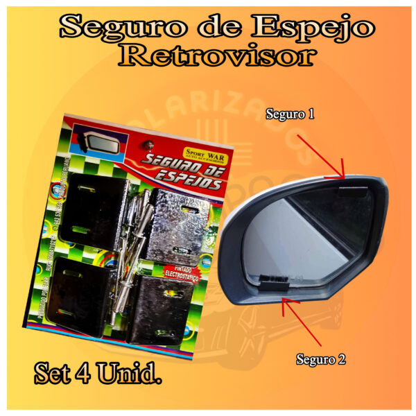 Seguro para Espejo Retrovisor – Protección Antirrobo