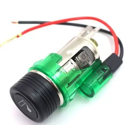 Encendedor Metálico Universal 12V – Conjunto Completo con Cableado