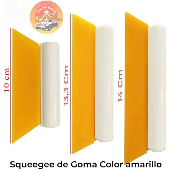 Squeegee Profesional de Goma Amarilla