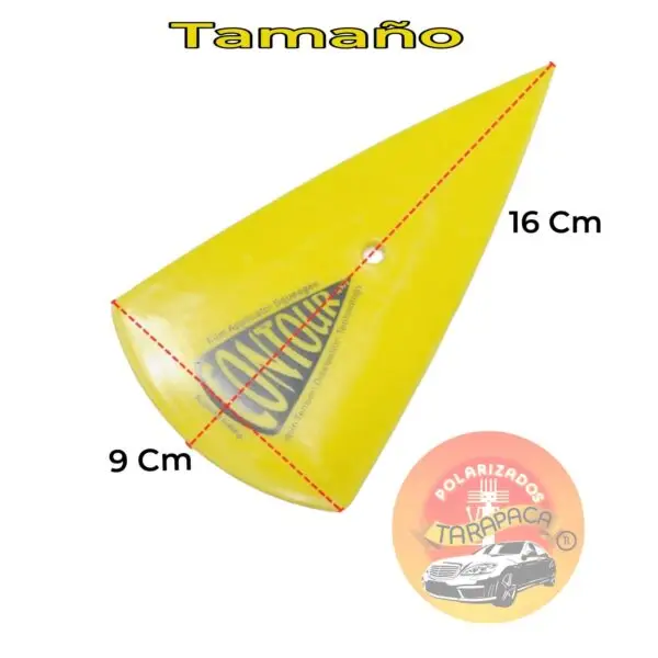 Espátula de Goma Contour Profesional – Color Amarillo