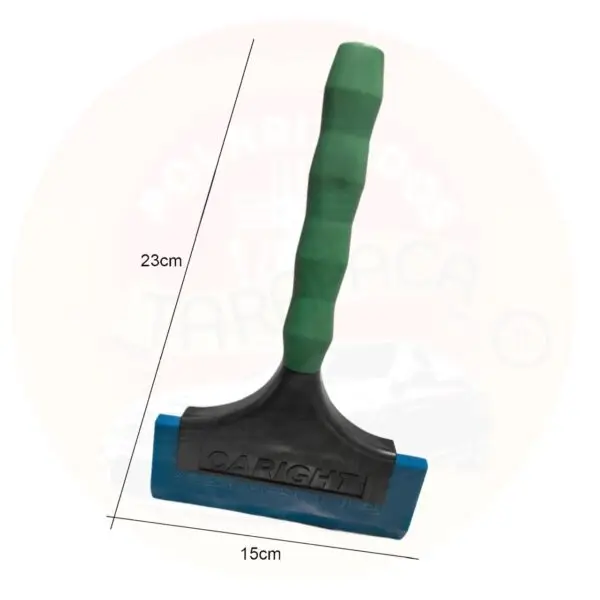 Second image of Squeegee Profesional CARIGHT con Goma Blue Max – Mango Ergonómico 13 cm
