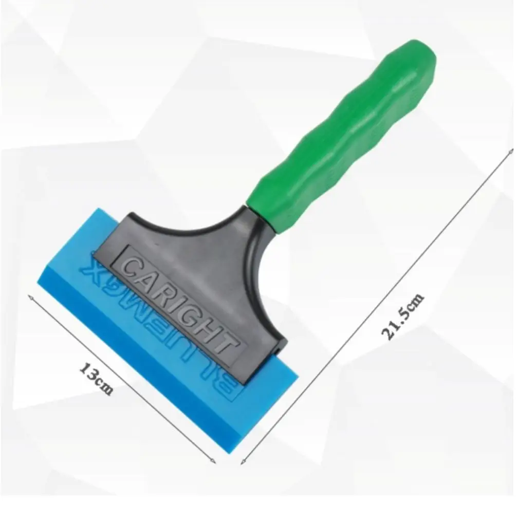 Squeegee Profesional CARIGHT con Goma Blue Max – Mango Ergonómico 13 cm