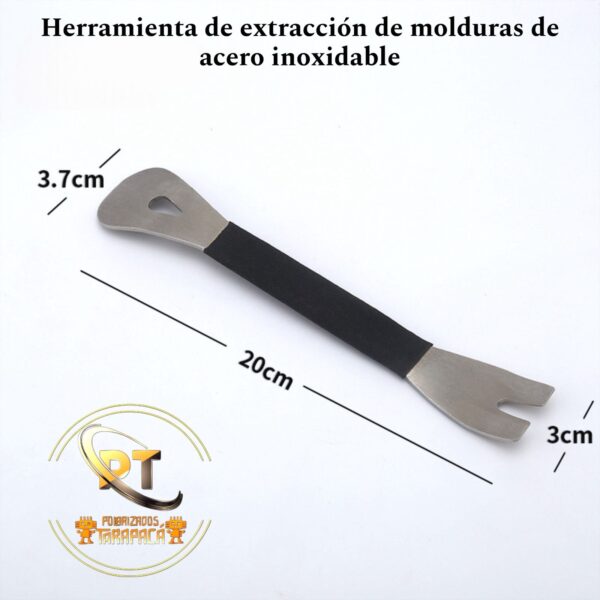 Extractor de Molduras Inox PRO – Acero Inoxidable 20 cm