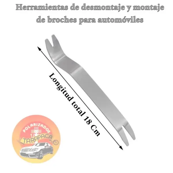 Desmontador PRO de Broches Inox – 18 cm Acero Inoxidable