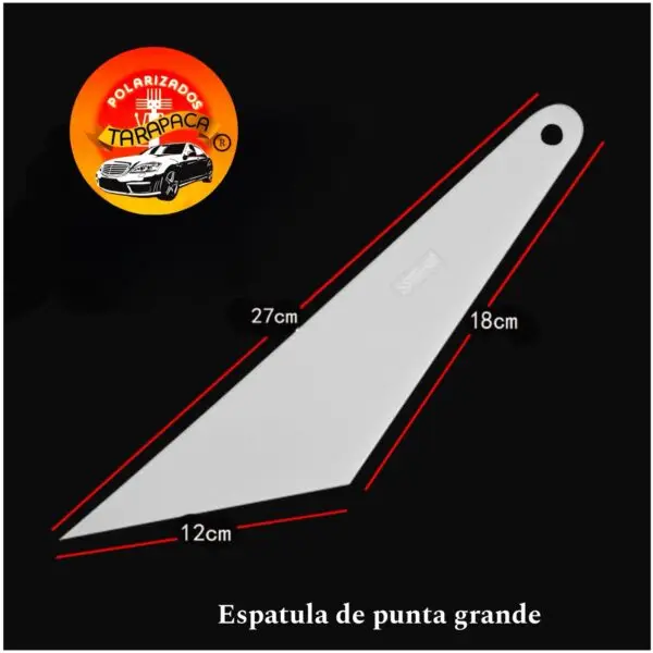 Espátula PRO de Punta Grande – 27 cm para Instalación de Polarizados y PPF