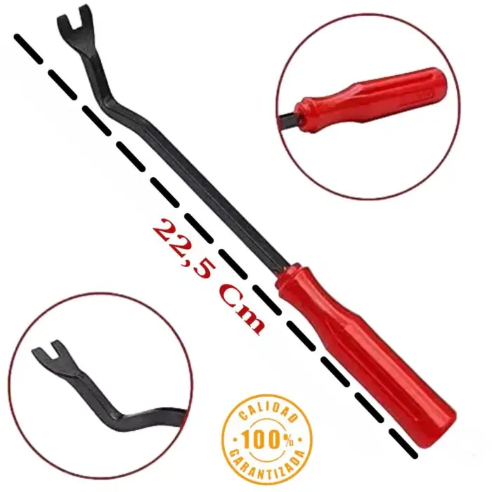 Sacabroches Metálico Profesional 23 cm con Ángulo