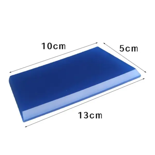Goma Profesional Blue para Instalación de Polarizados – Formato Rectangular 13 cm