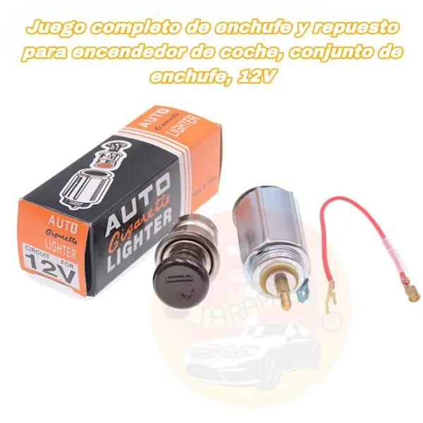 Second image of Encendedor Universal 12V para Auto – Juego Completo con Enchufe y Cableado