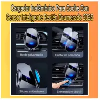 Cargador Inteligente de soporte de automovil inalámbrico de carga rápi (5)