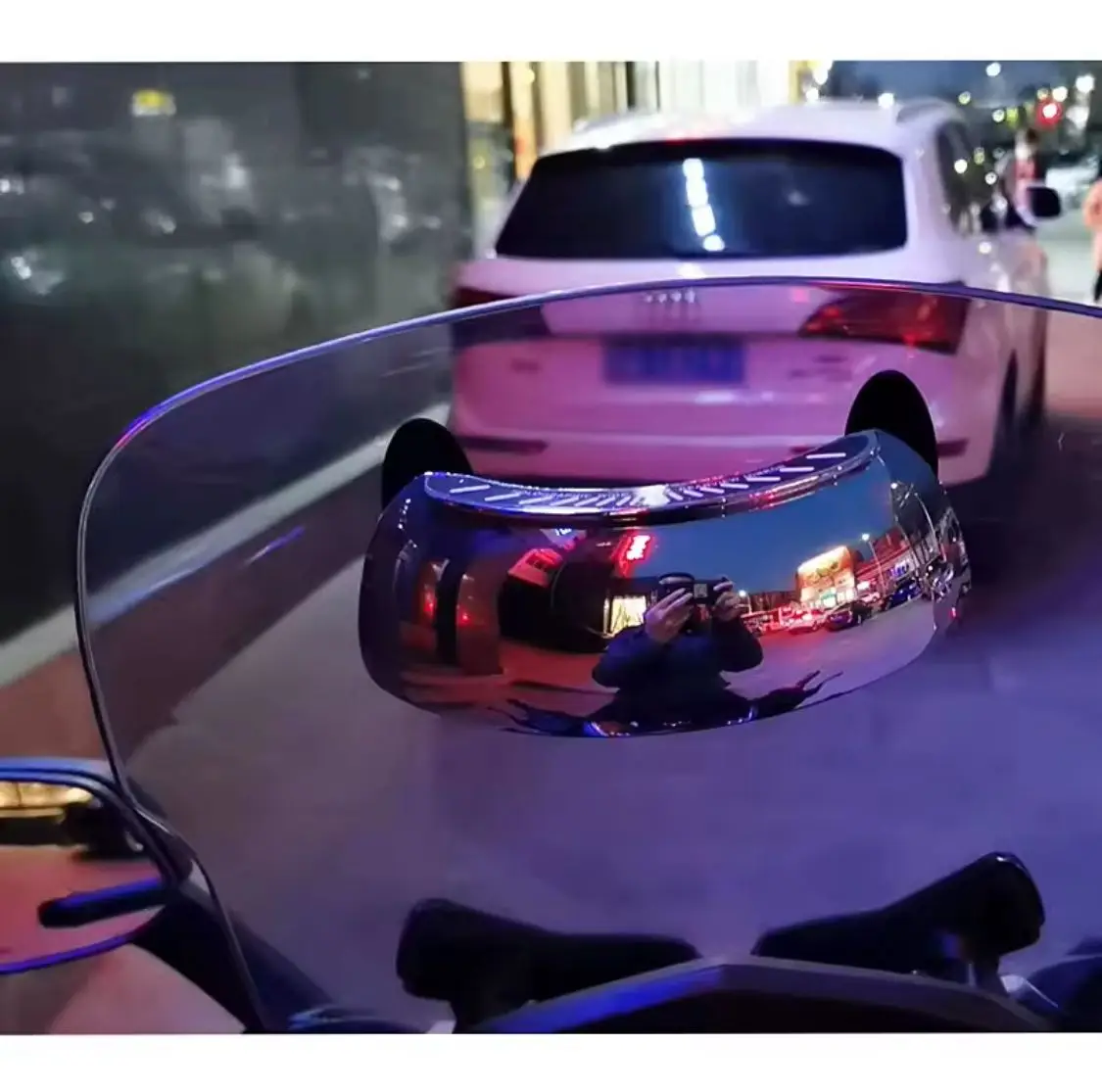 Second image of Espejo Retrovisor Convexo Universal para Motos – Gran Angular HD